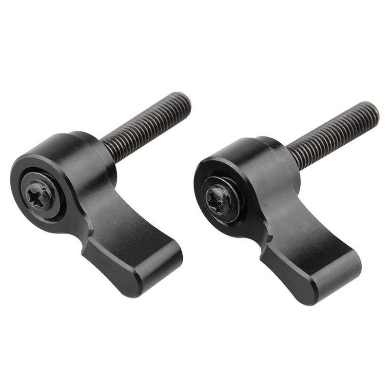CAMVATE M5 Male Threadingï¼ˆ22.5mm Longï¼‰ Rotating Knob Adjustable Thumb Lever Screw (Black) - 1511 - Image 5